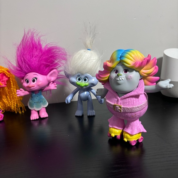 Dreamworks Trolls Figures Set of 6 - Picture 4 of 10